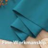 image:imageHVERSAILTEX Ivory Curtains for Bedroom Window Treatment Blackout Thermal Insulated Room Darkening Solid Grommet CurtainsDrapes for Living Room Set of 2 Panels 52 by 84 Inch Long IvoryCreamTurquoise Blue