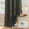 image:imageHVERSAILTEX Ivory Curtains for Bedroom Window Treatment Blackout Thermal Insulated Room Darkening Solid Grommet CurtainsDrapes for Living Room Set of 2 Panels 52 by 84 Inch Long IvoryCreamOlive