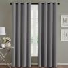 image:imageHVERSAILTEX Ivory Curtains for Bedroom Window Treatment Blackout Thermal Insulated Room Darkening Solid Grommet CurtainsDrapes for Living Room Set of 2 Panels 52 by 84 Inch Long IvoryCreamGrey