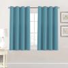 image:imageHVERSAILTEX Ivory Curtains for Bedroom Window Treatment Blackout Thermal Insulated Room Darkening Solid Grommet CurtainsDrapes for Living Room Set of 2 Panels 52 by 84 Inch Long IvoryCreamStorm Blue