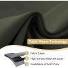 image:imageHVERSAILTEX Ivory Curtains for Bedroom Window Treatment Blackout Thermal Insulated Room Darkening Solid Grommet CurtainsDrapes for Living Room Set of 2 Panels 52 by 84 Inch Long IvoryCreamOlive