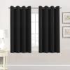 image:imageHVERSAILTEX Ivory Curtains for Bedroom Window Treatment Blackout Thermal Insulated Room Darkening Solid Grommet CurtainsDrapes for Living Room Set of 2 Panels 52 by 84 Inch Long IvoryCreamJet Black