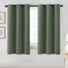 image:imageHVERSAILTEX Ivory Curtains for Bedroom Window Treatment Blackout Thermal Insulated Room Darkening Solid Grommet CurtainsDrapes for Living Room Set of 2 Panels 52 by 84 Inch Long IvoryCreamBronze Green