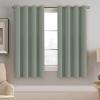image:imageHVERSAILTEX Ivory Curtains for Bedroom Window Treatment Blackout Thermal Insulated Room Darkening Solid Grommet CurtainsDrapes for Living Room Set of 2 Panels 52 by 84 Inch Long IvoryCreamCyan