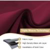 image:imageHVERSAILTEX Ivory Curtains for Bedroom Window Treatment Blackout Thermal Insulated Room Darkening Solid Grommet CurtainsDrapes for Living Room Set of 2 Panels 52 by 84 Inch Long IvoryCreamBurgundy