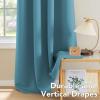 image:imageHVERSAILTEX Ivory Curtains for Bedroom Window Treatment Blackout Thermal Insulated Room Darkening Solid Grommet CurtainsDrapes for Living Room Set of 2 Panels 52 by 84 Inch Long IvoryCreamStorm Blue