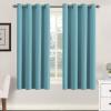image:imageHVERSAILTEX Ivory Curtains for Bedroom Window Treatment Blackout Thermal Insulated Room Darkening Solid Grommet CurtainsDrapes for Living Room Set of 2 Panels 52 by 84 Inch Long IvoryCreamAqua
