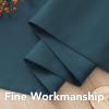 image:imageHVERSAILTEX Ivory Curtains for Bedroom Window Treatment Blackout Thermal Insulated Room Darkening Solid Grommet CurtainsDrapes for Living Room Set of 2 Panels 52 by 84 Inch Long IvoryCreamDark Teal