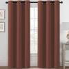 image:imageHVERSAILTEX Ivory Curtains for Bedroom Window Treatment Blackout Thermal Insulated Room Darkening Solid Grommet CurtainsDrapes for Living Room Set of 2 Panels 52 by 84 Inch Long IvoryCreamRust