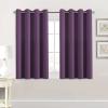 image:imageHVERSAILTEX Ivory Curtains for Bedroom Window Treatment Blackout Thermal Insulated Room Darkening Solid Grommet CurtainsDrapes for Living Room Set of 2 Panels 52 by 84 Inch Long IvoryCreamPlum Purple