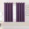image:imageHVERSAILTEX Ivory Curtains for Bedroom Window Treatment Blackout Thermal Insulated Room Darkening Solid Grommet CurtainsDrapes for Living Room Set of 2 Panels 52 by 84 Inch Long IvoryCreamPlum Purple