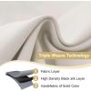 image:imageHVERSAILTEX Ivory Curtains for Bedroom Window Treatment Blackout Thermal Insulated Room Darkening Solid Grommet CurtainsDrapes for Living Room Set of 2 Panels 52 by 84 Inch Long IvoryCreamIvoryCream