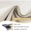 image:imageHVERSAILTEX Ivory Curtains for Bedroom Window Treatment Blackout Thermal Insulated Room Darkening Solid Grommet CurtainsDrapes for Living Room Set of 2 Panels 52 by 84 Inch Long IvoryCreamNatural