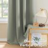 image:imageHVERSAILTEX Ivory Curtains for Bedroom Window Treatment Blackout Thermal Insulated Room Darkening Solid Grommet CurtainsDrapes for Living Room Set of 2 Panels 52 by 84 Inch Long IvoryCreamSea Grass
