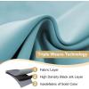 image:imageHVERSAILTEX Ivory Curtains for Bedroom Window Treatment Blackout Thermal Insulated Room Darkening Solid Grommet CurtainsDrapes for Living Room Set of 2 Panels 52 by 84 Inch Long IvoryCreamAqua