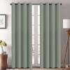 image:imageHVERSAILTEX Ivory Curtains for Bedroom Window Treatment Blackout Thermal Insulated Room Darkening Solid Grommet CurtainsDrapes for Living Room Set of 2 Panels 52 by 84 Inch Long IvoryCreamCyan