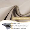 image:imageHVERSAILTEX Ivory Curtains for Bedroom Window Treatment Blackout Thermal Insulated Room Darkening Solid Grommet CurtainsDrapes for Living Room Set of 2 Panels 52 by 84 Inch Long IvoryCreamFog