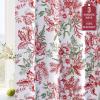 Floral in Christmas Red and Christmas Green
