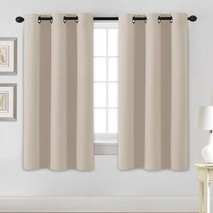 image:imageHVERSAILTEX Ivory Curtains for Bedroom Window Treatment Blackout Thermal Insulated Room Darkening Solid Grommet CurtainsDrapes for Living Room Set of 2 Panels 52 by 84 Inch Long IvoryCreamFog