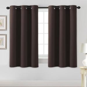 image:imageHVERSAILTEX Ivory Curtains for Bedroom Window Treatment Blackout Thermal Insulated Room Darkening Solid Grommet CurtainsDrapes for Living Room Set of 2 Panels 52 by 84 Inch Long IvoryCreamChocolate Brown