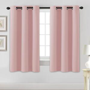image:imageHVERSAILTEX Ivory Curtains for Bedroom Window Treatment Blackout Thermal Insulated Room Darkening Solid Grommet CurtainsDrapes for Living Room Set of 2 Panels 52 by 84 Inch Long IvoryCreamBaby Pink