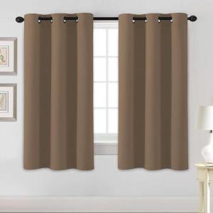 image:imageHVERSAILTEX Ivory Curtains for Bedroom Window Treatment Blackout Thermal Insulated Room Darkening Solid Grommet CurtainsDrapes for Living Room Set of 2 Panels 52 by 84 Inch Long IvoryCreamMacchiato