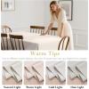 image:imageHVERSAILTEX Linen Table Cloths Floral Printed Tablecloth SpillProof Waterproof Table Cover for Dining Buffet Feature Soft and Thick Fabric Wrinkle Free 60 x 120 Inch Adela Botanical Motif  SageLinennatural