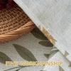 image:imageHVERSAILTEX Linen Table Cloths Floral Printed Tablecloth SpillProof Waterproof Table Cover for Dining Buffet Feature Soft and Thick Fabric Wrinkle Free 60 x 120 Inch Adela Botanical Motif  SageAdela Botanical Motif  Sage