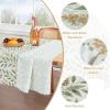 image:imageHVERSAILTEX Linen Table Cloths Floral Printed Tablecloth SpillProof Waterproof Table Cover for Dining Buffet Feature Soft and Thick Fabric Wrinkle Free 60 x 120 Inch Adela Botanical Motif  SageAdela Botanical Motif  Sage