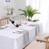 image:imageHVERSAILTEX Linen Table Cloths Floral Printed Tablecloth SpillProof Waterproof Table Cover for Dining Buffet Feature Soft and Thick Fabric Wrinkle Free 60 x 120 Inch Adela Botanical Motif  SageDove Gray