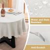 image:imageHVERSAILTEX Linen Table Cloths Floral Printed Tablecloth SpillProof Waterproof Table Cover for Dining Buffet Feature Soft and Thick Fabric Wrinkle Free 60 x 120 Inch Adela Botanical Motif  SageLinenwhite