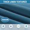 image:imageHVERSAILTEX Linen Table Cloths Floral Printed Tablecloth SpillProof Waterproof Table Cover for Dining Buffet Feature Soft and Thick Fabric Wrinkle Free 60 x 120 Inch Adela Botanical Motif  SageInk Blue
