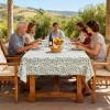 image:imageHVERSAILTEX Linen Table Cloths Floral Printed Tablecloth SpillProof Waterproof Table Cover for Dining Buffet Feature Soft and Thick Fabric Wrinkle Free 60 x 120 Inch Adela Botanical Motif  SageAdela Botanical Motif  Sage