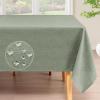 image:imageHVERSAILTEX Linen Table Cloths Floral Printed Tablecloth SpillProof Waterproof Table Cover for Dining Buffet Feature Soft and Thick Fabric Wrinkle Free 60 x 120 Inch Adela Botanical Motif  SageLinensage