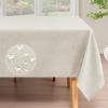 image:imageHVERSAILTEX Linen Table Cloths Floral Printed Tablecloth SpillProof Waterproof Table Cover for Dining Buffet Feature Soft and Thick Fabric Wrinkle Free 60 x 120 Inch Adela Botanical Motif  SageLinennatural