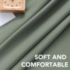 image:imageHVERSAILTEX Blackout Curtains Thermal Insulated Window Treatment Panels Room Darkening Blackout Drapes for Living Room Back TabRod Pocket Bedroom Draperies 52 x 84 Inch Stone Blue 2 PanelsGreen Bay