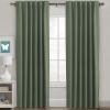 image:imageHVERSAILTEX Blackout Curtains Thermal Insulated Window Treatment Panels Room Darkening Blackout Drapes for Living Room Back TabRod Pocket Bedroom Draperies 52 x 84 Inch Stone Blue 2 PanelsBronze Green