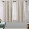 image:imageHVERSAILTEX Blackout Curtains Thermal Insulated Window Treatment Panels Room Darkening Blackout Drapes for Living Room Back TabRod Pocket Bedroom Draperies 52 x 84 Inch Stone Blue 2 PanelsNatural