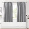 image:imageHVERSAILTEX Blackout Curtains Thermal Insulated Window Treatment Panels Room Darkening Blackout Drapes for Living Room Back TabRod Pocket Bedroom Draperies 52 x 84 Inch Stone Blue 2 PanelsGrey