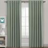 image:imageHVERSAILTEX Blackout Curtains Thermal Insulated Window Treatment Panels Room Darkening Blackout Drapes for Living Room Back TabRod Pocket Bedroom Draperies 52 x 84 Inch Stone Blue 2 PanelsCyan