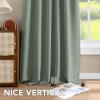 image:imageHVERSAILTEX Blackout Curtains Thermal Insulated Window Treatment Panels Room Darkening Blackout Drapes for Living Room Back TabRod Pocket Bedroom Draperies 52 x 84 Inch Stone Blue 2 PanelsGreen Bay