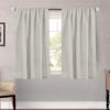 image:imageHVERSAILTEX Blackout Curtains Thermal Insulated Window Treatment Panels Room Darkening Blackout Drapes for Living Room Back TabRod Pocket Bedroom Draperies 52 x 84 Inch Stone Blue 2 PanelsPale Oak
