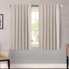 image:imageHVERSAILTEX Blackout Curtains Thermal Insulated Window Treatment Panels Room Darkening Blackout Drapes for Living Room Back TabRod Pocket Bedroom Draperies 52 x 84 Inch Stone Blue 2 PanelsNatural