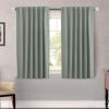 image:imageHVERSAILTEX Blackout Curtains Thermal Insulated Window Treatment Panels Room Darkening Blackout Drapes for Living Room Back TabRod Pocket Bedroom Draperies 52 x 84 Inch Stone Blue 2 PanelsCyan