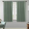 image:imageHVERSAILTEX Blackout Curtains Thermal Insulated Window Treatment Panels Room Darkening Blackout Drapes for Living Room Back TabRod Pocket Bedroom Draperies 52 x 84 Inch Stone Blue 2 PanelsGreen Bay