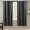 image:imageHVERSAILTEX Blackout Curtains Thermal Insulated Window Treatment Panels Room Darkening Blackout Drapes for Living Room Back TabRod Pocket Bedroom Draperies 52 x 84 Inch Stone Blue 2 PanelsCharcoal Gray