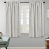 image:imageHVERSAILTEX Blackout Curtains Thermal Insulated Window Treatment Panels Room Darkening Blackout Drapes for Living Room Back TabRod Pocket Bedroom Draperies 52 x 84 Inch Stone Blue 2 PanelsIvoryCream