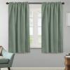image:imageHVERSAILTEX Blackout Curtains Thermal Insulated Window Treatment Panels Room Darkening Blackout Drapes for Living Room Back TabRod Pocket Bedroom Draperies 52 x 84 Inch Stone Blue 2 PanelsGreen Bay