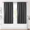 image:imageHVERSAILTEX Blackout Curtains Thermal Insulated Window Treatment Panels Room Darkening Blackout Drapes for Living Room Back TabRod Pocket Bedroom Draperies 52 x 84 Inch Stone Blue 2 PanelsCharcoal Gray