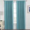 image:imageHVERSAILTEX Blackout Curtains Thermal Insulated Window Treatment Panels Room Darkening Blackout Drapes for Living Room Back TabRod Pocket Bedroom Draperies 52 x 84 Inch Stone Blue 2 PanelsAqua